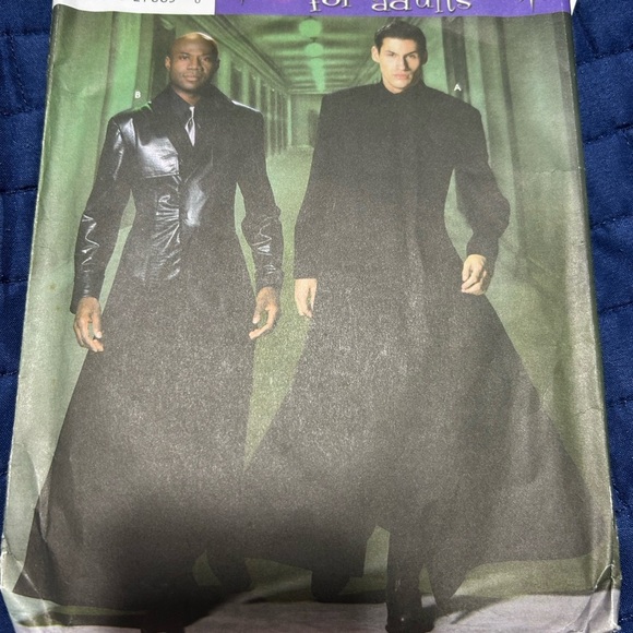 Simplicity 5386- duster coat- the matrix duster- uncut s to xl - Picture 5 of 7